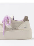 Date Sneakers Court Platform Donna W441-CP-TC Ivory - Avorio