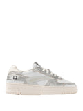 Date Sneakers Torneo Pure Donna W441-TP-LM White Silver - Bianco
