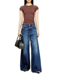 Diesel T-shirt Donna A199120AFAA Brown - Marrone