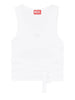 diesel top donna a210190ejai white bianco 163222208