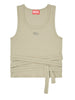 diesel top donna a210190ejai beige 164476726