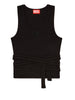 diesel top donna a210190ejai deep black nero 169111552