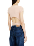 Diesel Top Donna A211970EJAI Tan Peach - Rosa