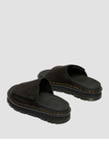 Dr. Martens Sandalo Zebzag Slide Donna 42409 Black Eh Suede - Nero