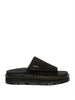 dr martens sandalo zebzag slide donna 42409 black eh suede nero 166570106