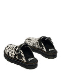 Dr. Martens Ciabatte Zebzag Mule Hair Donna 42850 Cream+black Dalmatian Print - Nero