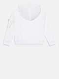 Dsquared2 Felpa Cappuccio da Bambino DQ2735D0AC6 White - Bianco
