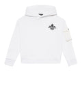 Dsquared2 Felpa Cappuccio da Bambino DQ2735D0AC6 White - Bianco