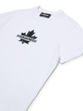 Dsquared2 T-shirt da Bambino DQ2743D0AC7 White - Bianco