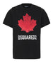 dsquared2 t shirt da bambino dq3176d00xm black nero 160301774