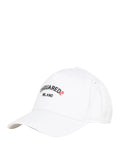 Dsquared2 Berretto con Visiera da Bambino DQ3255D00YT White - Bianco