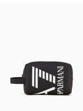 Ea7 Beauty Case Unisex 2450763R910 Black/white Logo - Nero