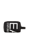 Ea7 Beauty Case Unisex 2450763R910 Black/white Logo - Nero