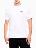 Ea7 T-shirt Uomo 7M000567AF10375 White/black - Bianco