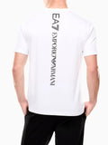 Ea7 T-shirt Uomo 7M000567AF10375 White/black - Bianco