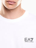 Ea7 T-shirt Uomo 7M000567AF10375 White/black - Bianco