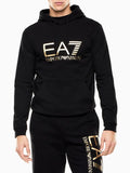 Ea7 Felpa Cappuccio Uomo 7M001413AF22266 Black/gold - Nero