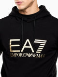 Ea7 Felpa Cappuccio Uomo 7M001413AF22266 Black/gold - Nero