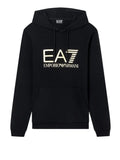 Ea7 Felpa Cappuccio Uomo 7M001413AF22266 Black/gold - Nero