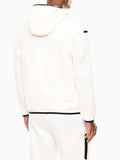 Ea7 Felpa Zip Uomo 7M001598AF20845 Sugar Swizzle - Bianco