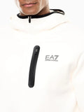 Ea7 Felpa Zip Uomo 7M001598AF20845 Sugar Swizzle - Bianco
