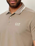 Ea7 Polo Uomo 7M001604AF13511 Roasted Cashew - Beige