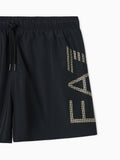 Ea7 Shorts Mare Uomo 7M002001AF14497 Black/gold - Nero