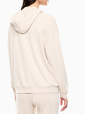 Ea7 Felpa Zip Donna 7W000192AF12643 Fog - Avorio