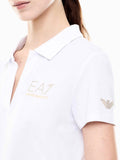 Ea7 Polo Donna 7W000266AF12500 White - Bianco