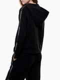 Ea7 Felpa Zip Donna 7W000960AF12501 Black - Nero
