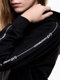 Ea7 Felpa Zip Donna 7W000960AF12501 Black - Nero