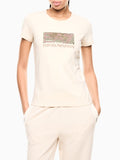 Ea7 T-shirt Donna 7W001093AF10373 Fog - Avorio