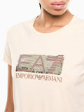 Ea7 T-shirt Donna 7W001093AF10373 Fog - Avorio