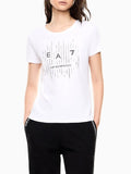 Ea7 T-shirt Donna 7W001097AF10373 White - Bianco