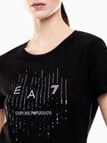 Ea7 T-shirt Donna 7W001097AF10373 Black - Nero