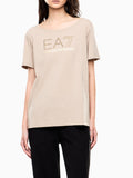Ea7 T-shirt Donna 7W001098AF14880 Aluminum - Beige
