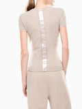 Ea7 T-shirt Donna 7W001149AF12945 Aluminum - Beige