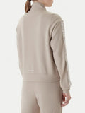 Ea7 Felpa Zip Donna 7W001152AF12501 Aluminum - Beige