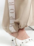 Ea7 Pantalone Tuta Donna 7W001155AF12501 Aluminum - Beige