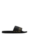 Ea7 Ciabatte Unisex 7X000110AF15128 Full Black/gold - Nero