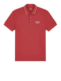 Ea7 Polo Uomo 8NPF16PJVUZ Haute Red - Rosso