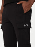 Ea7 Pantalone Tuta Cargo Uomo 8NPP67PJVRZ Black - Nero