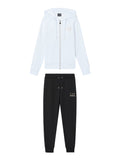 Ea7 Tuta Sportiva Nero Donna 8NTV51TJ9RZ White/black - Bianco