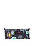 Eastpak Astuccio Single Nba Teampatte Unisex EK000372 Nba Teampattern - Nero