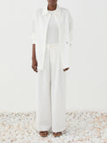 ELEH Pantalone Palazzo Donna SS260033 - Bianco