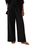 ELEH Pantalone Palazzo Donna SS260033 - Nero