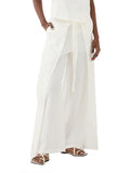 ELEH Pantalone Palazzo Donna SS260068 - Bianco