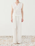 ELEH Pantalone Palazzo Donna SS260084 - Bianco