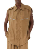ELEH Blusa Donna SS260108 Cammello - Beige
