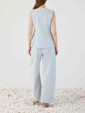 ELEH Gilet Donna SS260145 - Celeste